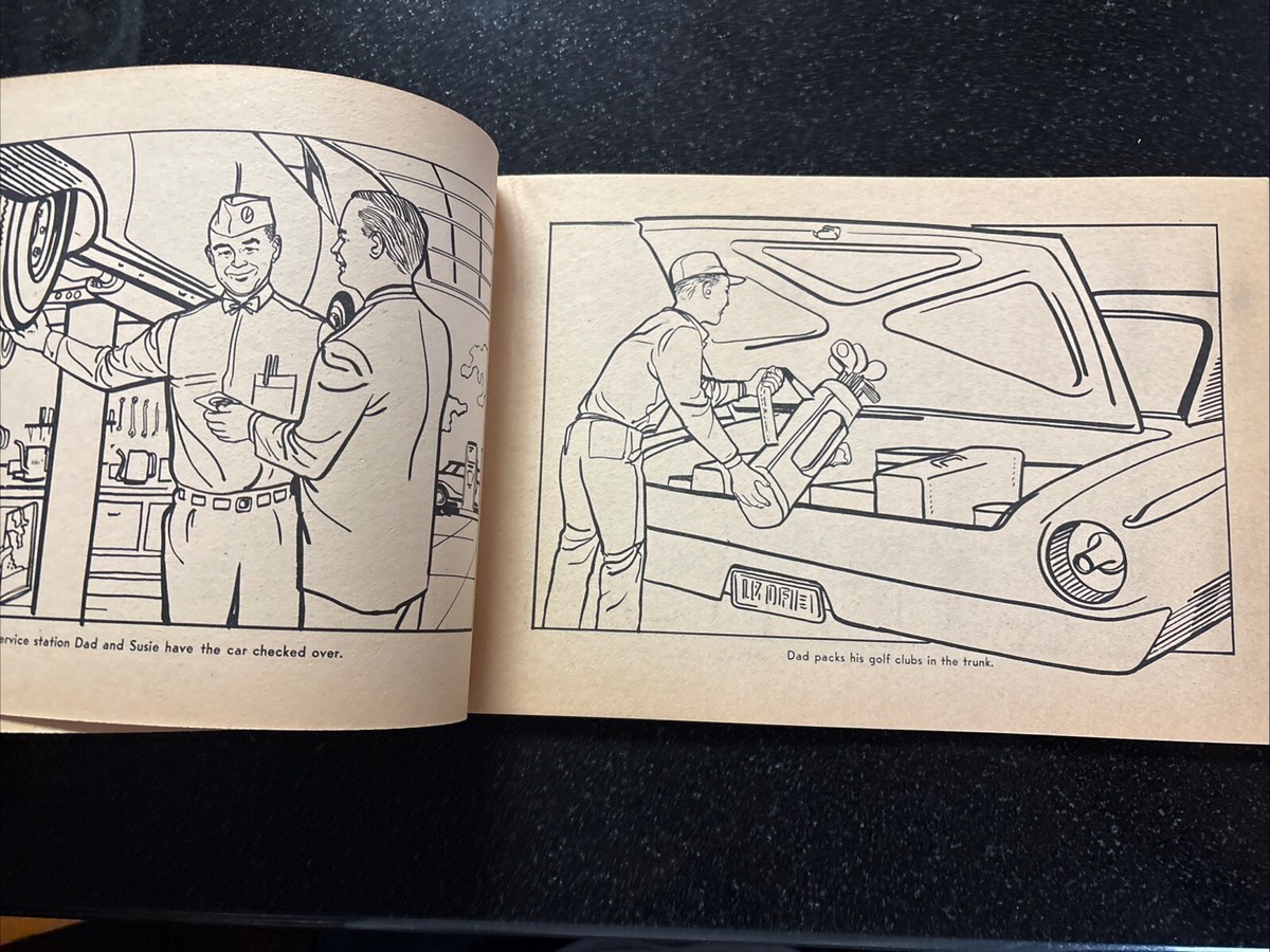 Nos Vtg 1962 Seattle Worlds Fair Century 21 Coloring Book Space