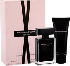 NARCISO RODRIGUEZ for Her Women 2 pcs SET 1.6 oz EDT Spray + 2.5 oz BODY LOTION