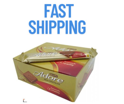 24 Tafel X Quanta Adore Milchschokolade glatt cremig (16 Gramm) شوكولاتة ادور