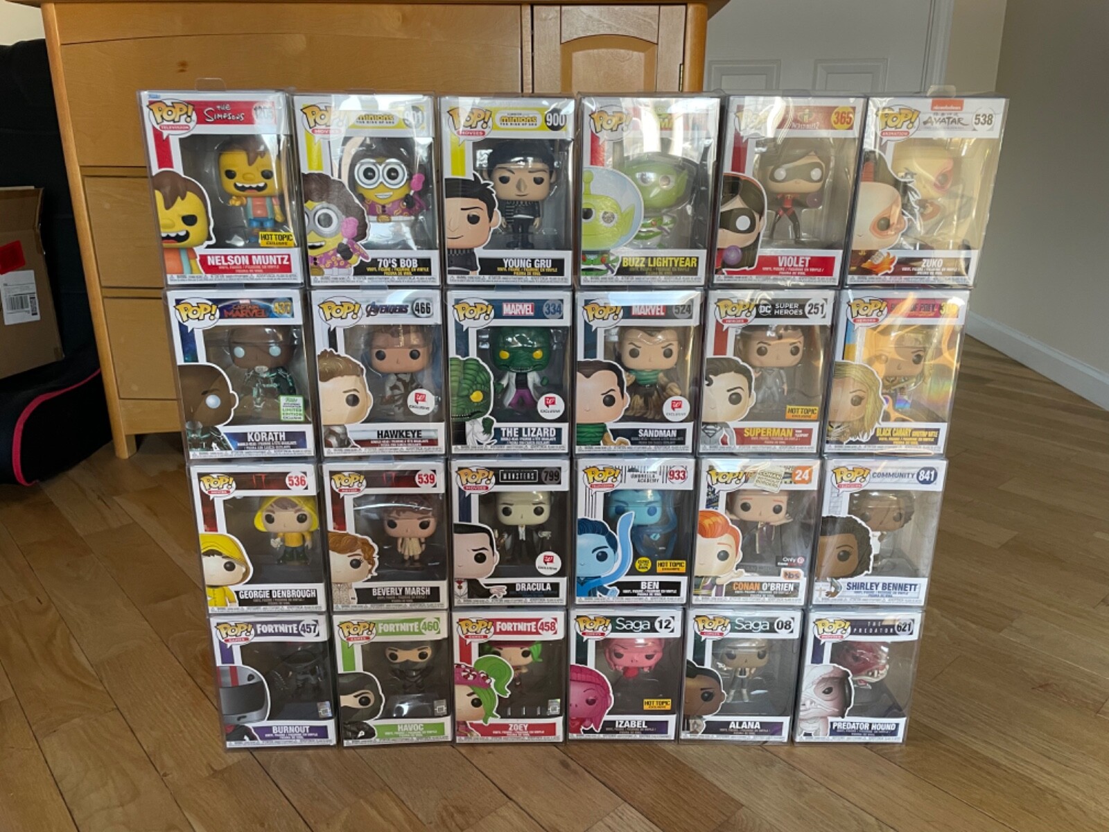 HUGE COLLECTION OF FUNKO POPS! EXCLUSIVES AND MORE! SOFT PROTECTORS