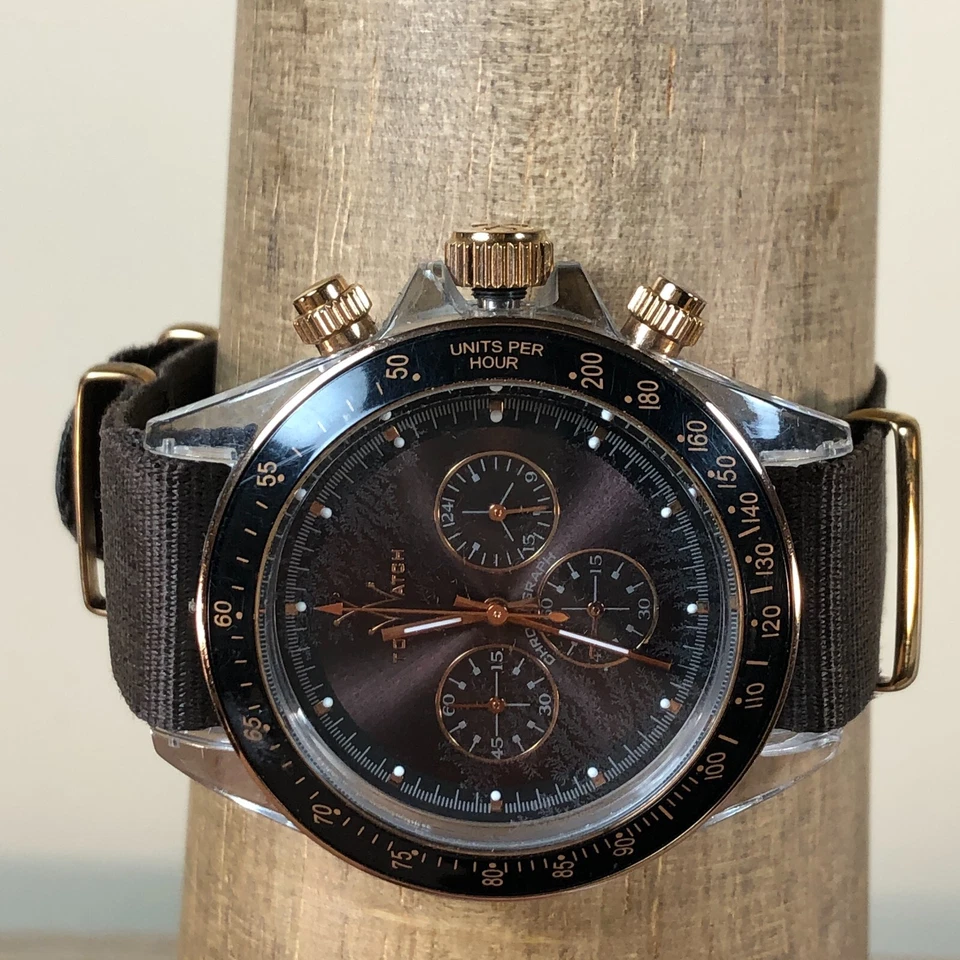 Reloj de pulsera para mujer acrílico transparente de acero inoxidable cronógrafo JUGUETE Foto 2 de 4