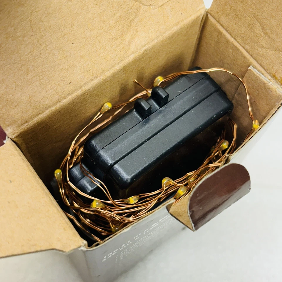 Новый в коробке!! Allen + Roth медный провод струнных инструментов светодиодов для помещений/улицы 10,5 футов 60 теплый - Изображение 3 из 4