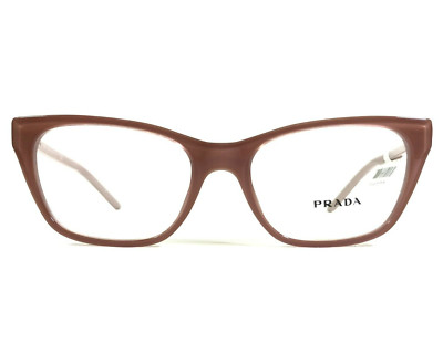 Prada Eyeglasses Frames VPR05Y 01Y-1O1 Pink Cat Eye Full Rim 51-17-140