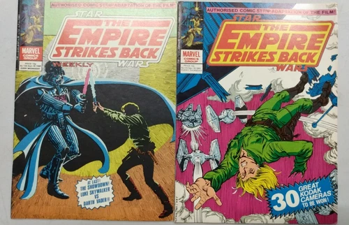Star Wars the Empire Strikes Back Weekly #134 #135 UK Comic Magazines
