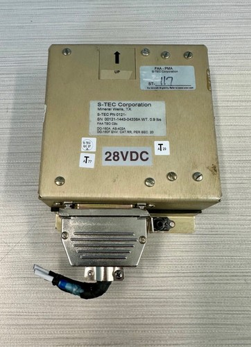 S-Tec Yaw Computer pn: 0121- sold with 8130 - Bild 3 von 4