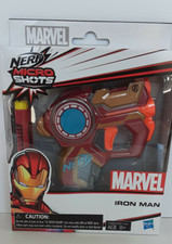 Marvel Iron Man Nerf Micro Shots 2 Darts NEW Age 8 Hasbro A068