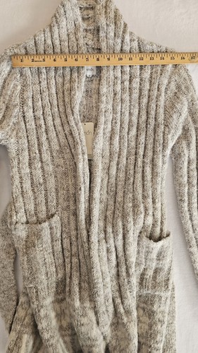Lemon Women's Belted Cardigan Sweater Size S/M White Sand NWT $85 - Picture 21 of 21