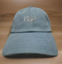 Vice Golf Men's Blue Dad Cap Adjustable Strap Back Hat Cotton Classic