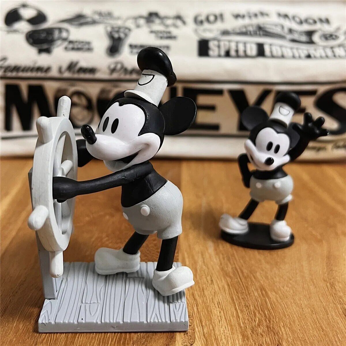 【新発売】 Disney Toys Model Figure Anime Mouse Mickey Willie Steamboat ミッキーマウス