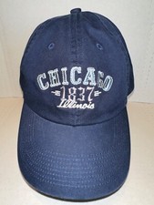 CHICAGO 1837 ILLINOIS Hat Snapback EX Vtg 2008