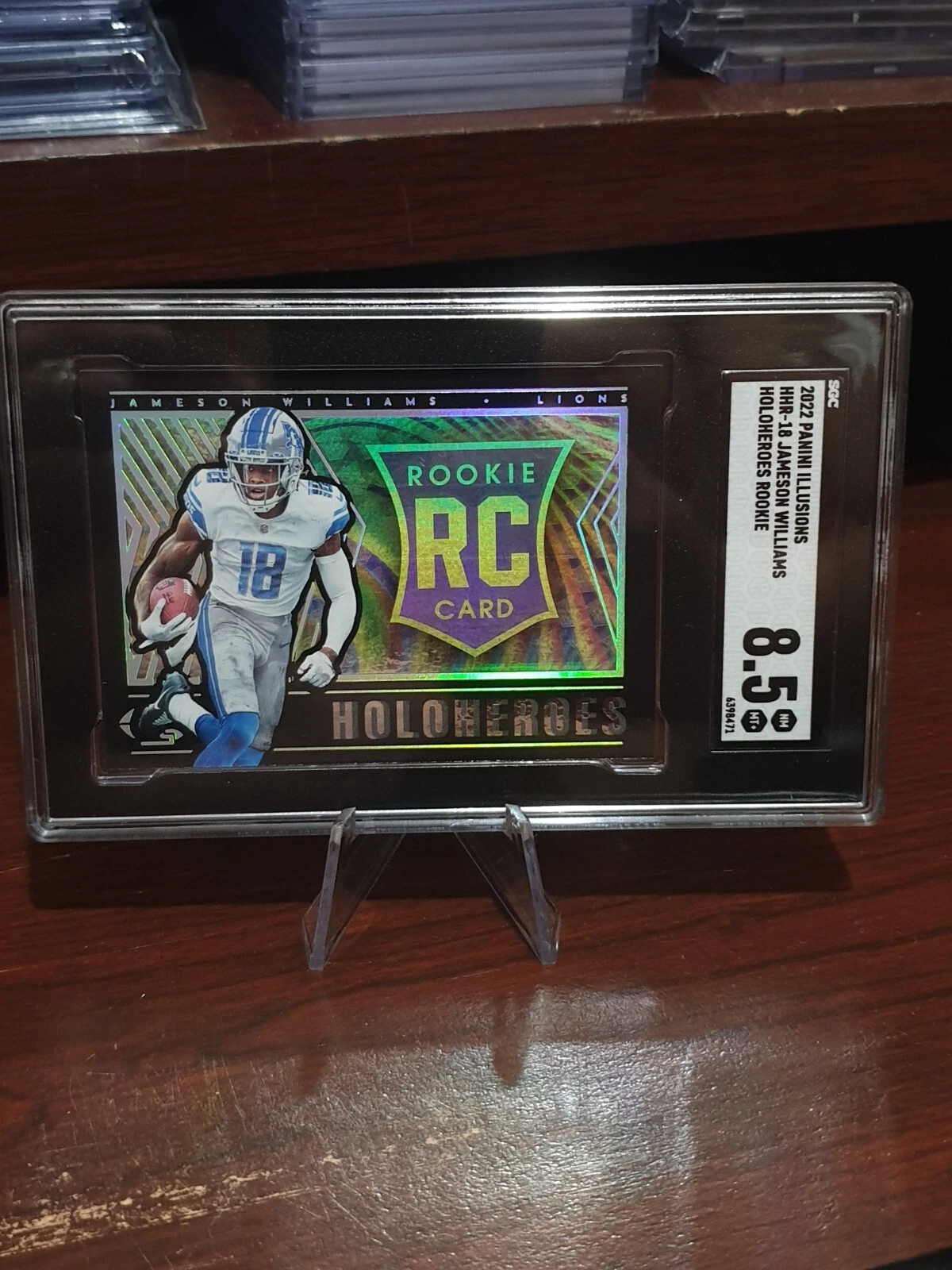 Jameson Williams Panini Illusions Holoheroes Rookie #HHR18 Base