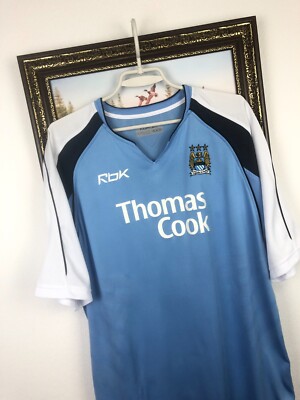 Manchester City Home football shirt 2006 Soccer Reebok Mens Jersey