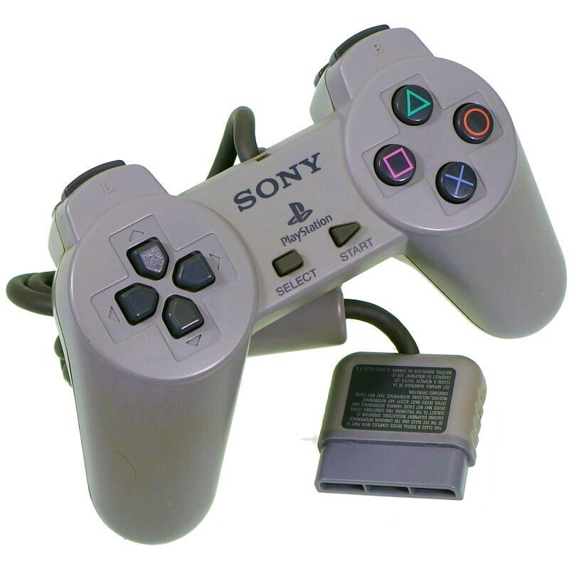 Sony Playstation 1 SCPH-1080 Original Gray Controller Pad Sony Playstation 1 SCPH-1080 Original Gray Controller Pad