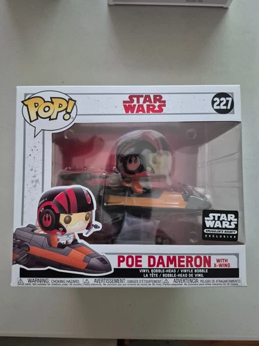Star Wars Funko Pop 227 Poe Dameron with X-Wing Smugglers Bounty Exclusive