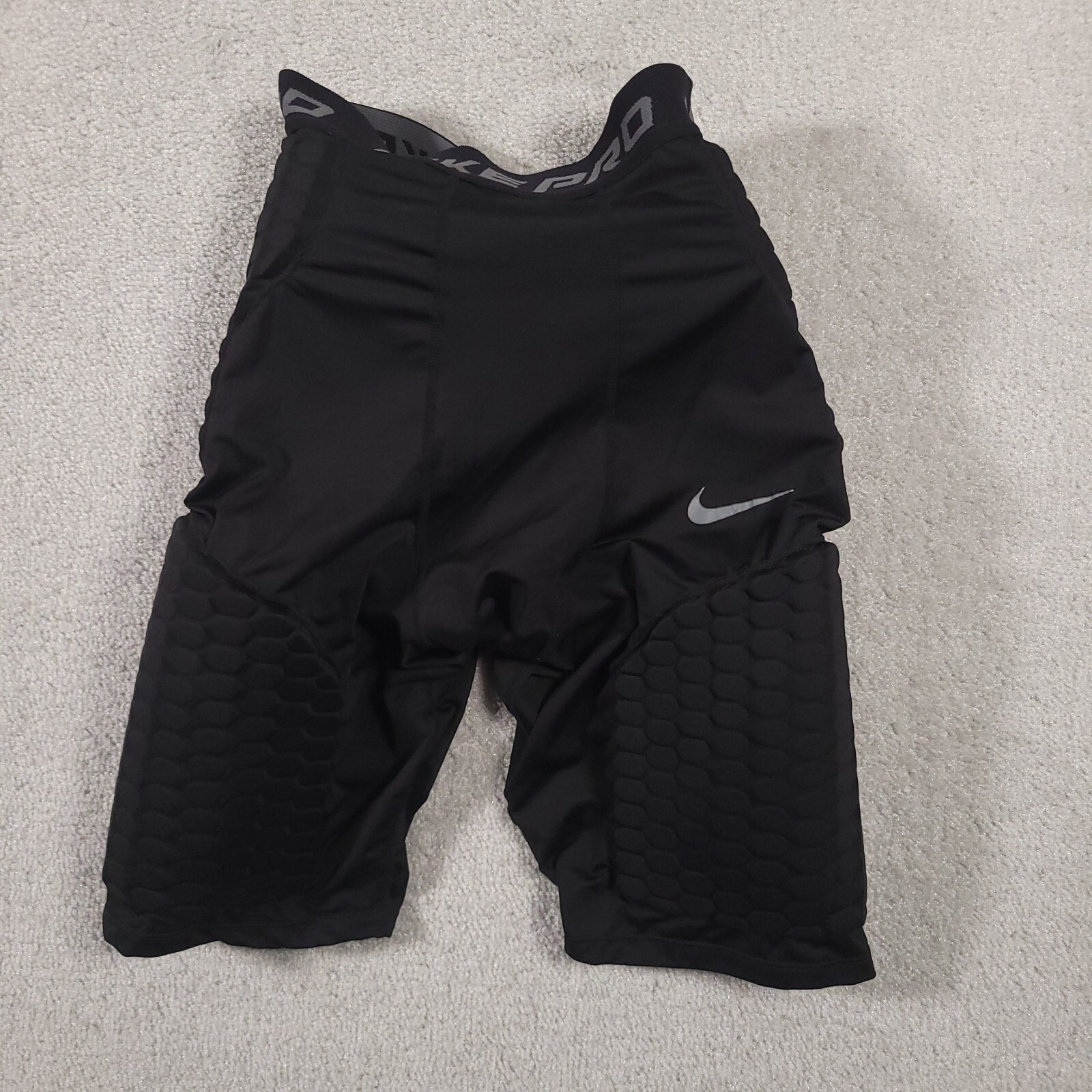Nike Pro Padded Football Sport Compression Shorts Mens Size Large Black