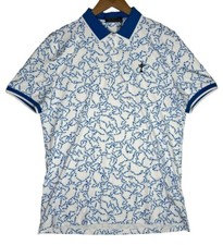 G/FORE 2023 Ryder Cup Star Dust Banded Sleeve Tech Jersey Golf Polo Shirt Medium