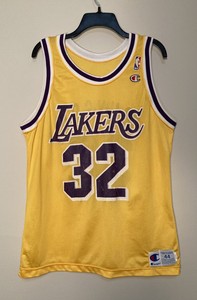 magic johnson champion jersey