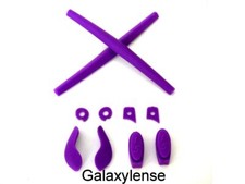 Galaxy Earsocks Nose Pads Rubber Kits For Oakley Juliet Sunglasses Purple