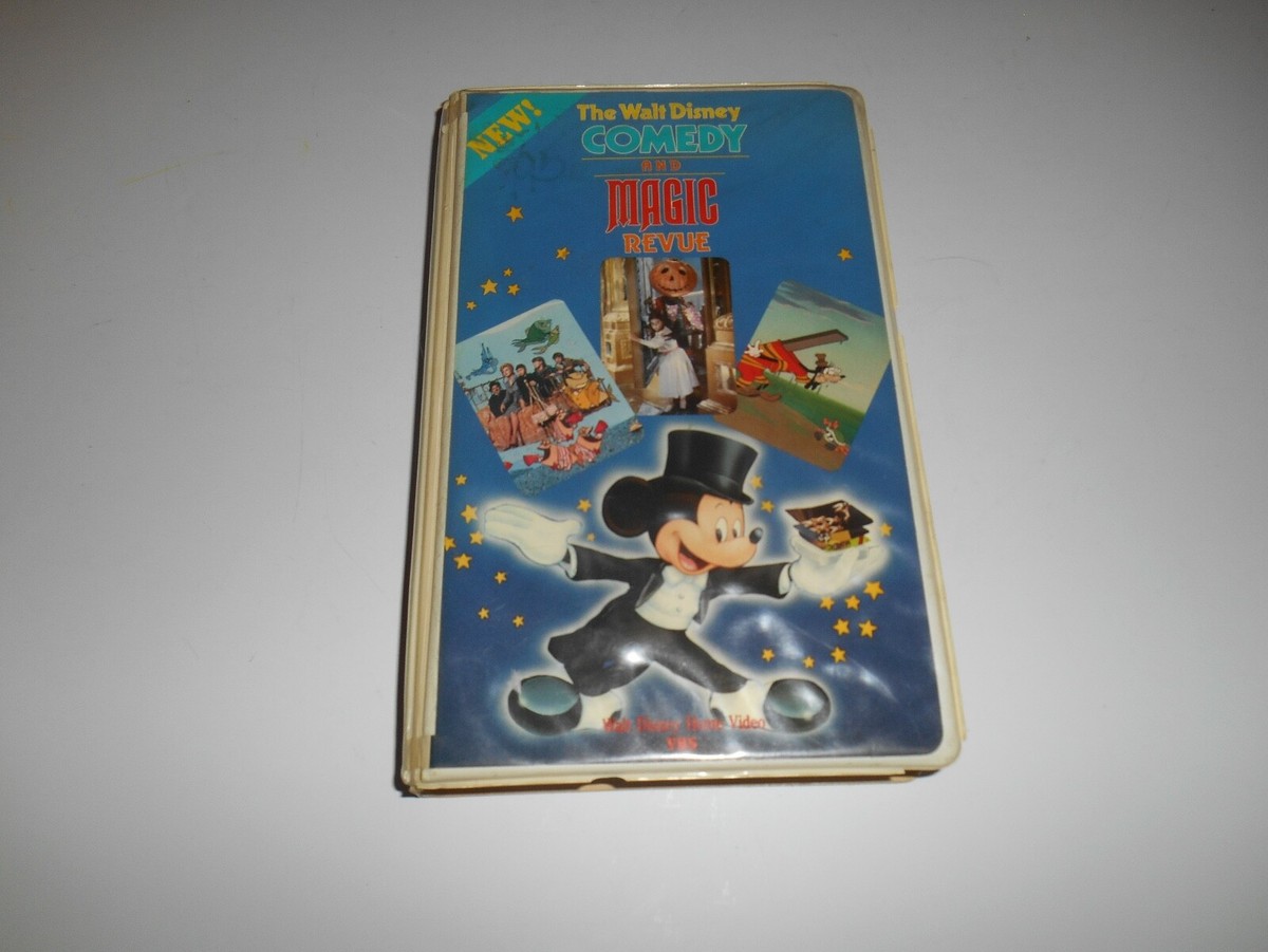 Vintage 1985 The Walt Disney Comedy And Magic Revue VHS Home Video