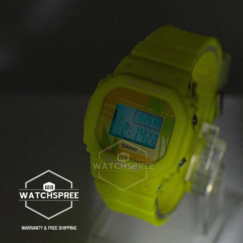 Casio Baby-G Special Color Models Yellow Resin Band Watch Casio Baby-G Special Color Models Yellow Resin Band Watch