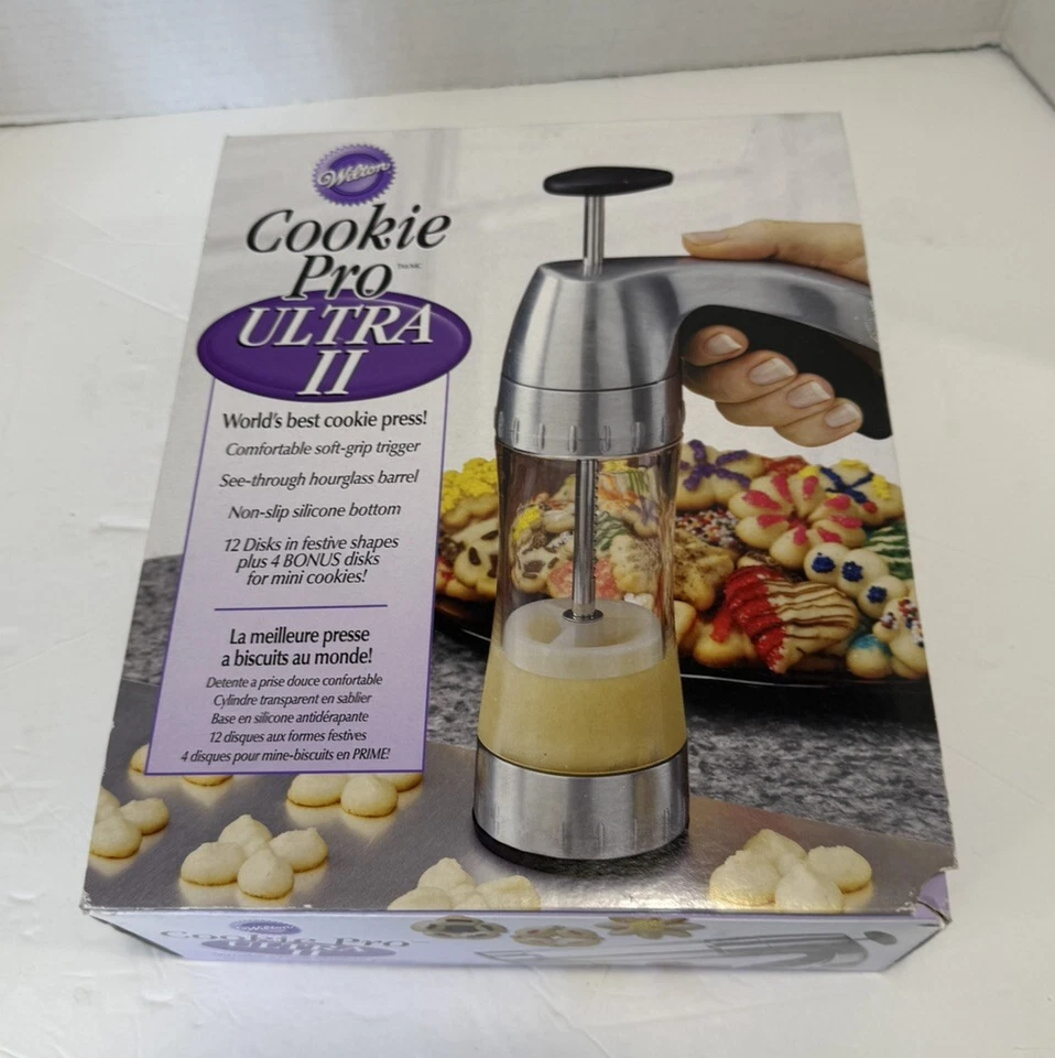 Prensa de galletas Wilton Cookie Pro Ultra II 12 discos + 4 discos adicionales Foto 3 de 4