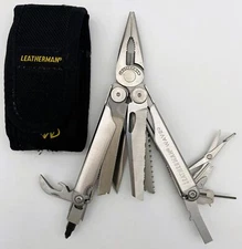 Leatherman Wave Gen 2 Multi-Tool Knife/Saw w/Black Nylon Sheath, Very Nice