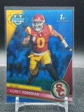 2023 Bowman University Chrome Korey Foreman Blue /199 USC 1st