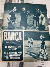 1971 Official Magazine Barcelona Leeds United Inter-Cities Fairs Cup RARE!!