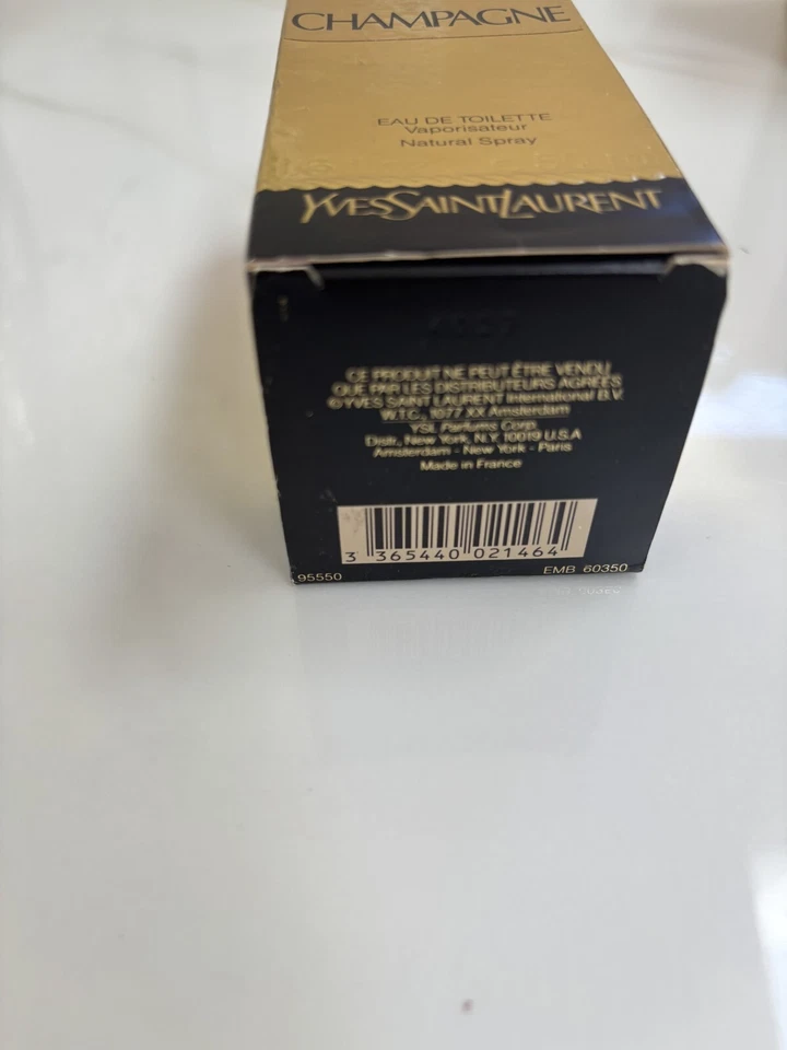 YVES SAINT LAURENT CHAMPAGNE 50ML EDT (FLUID) - Image 3 of 3