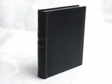8x10 black Portrait Self Mount Photo Album - 30 Sides Engraving Available 