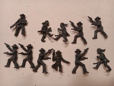 Vintage 1950s, Lido, Cowboys, Gray, Lot Of 11