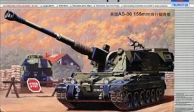 Trumpeter 1/35 British 155mm AS90 Self-Propelled Gun #324 #00324 