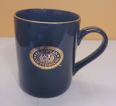European Coffeehouse Victor Engwall Coffee Cup Mug Collectible Free Shipping