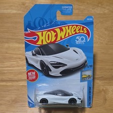 Hot Wheels McLaren 720S, Factory Fresh, 2018, 1:64, White/Black
