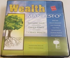 Tim Redmond WEALTH MANIFESTO: Power/Strategy To Create Wealth 7 CD SET Audiobook