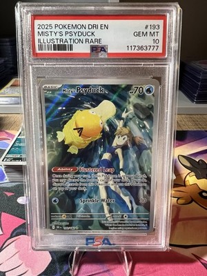 Pokémon TCG Misty's Psyduck 193/182 Destined Rivals PSA 10