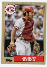 2022 Topps Archives - 1987 Topps Design Johnny Bench #238 Reds