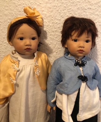 Elisabeth Lindner, Götz, Serie ''Harmony'', Pärchen, 42 cm, Künstlerpuppen, top