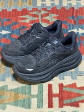 HOKA Bondi 9 Triple Black Women s Size 7.5B 1162012BBLC Running Shoes