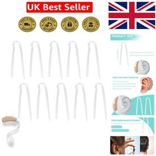 Flexible Hearing Aid Tubing - 10pcs Crystal Clear Sound Transmission for Seniors