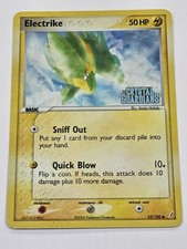 Pokemon TCG Card Crystal Guardians Electrike 52/100 Reverse Holo Stamped MP on eBay