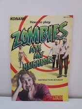 Zombies Ate My Neighbors Instruction Manual Only Super Nintendo SNES