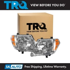 TRQ Headlight Assembly Set Fits 2009-2021 Nissan Frontier