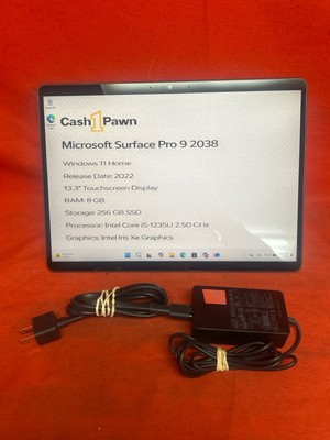 Microsoft Surface Pro 9 2038 i5-1235U 2.50 GHz 8GB 256GB SSD Silver (CP1122402)