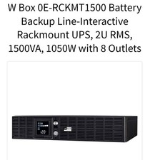 W Box Technologies OE-RCKMT1500 1500VA/1050W Rackmount UPS - Open Box New 