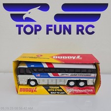 Buddy L Greyhound Bus Tough Steel 1983 Vintage RARE
