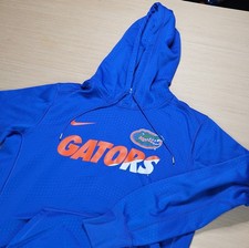 Florida Gators Hoodie Mens Medium Football Blue Orange Swamp Thermafit