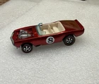 Hot Wheels Redlines *RESTORED* Light My Firebird Spectraflame Red w/white Int