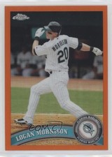 2011 Topps Chrome Retail Orange Refractor Logan Morrison #163 0o6v