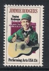 Scott 1755 - Jimmie Rogers, musique country - MNH 13c 1978 - timbre neuf inutilisé